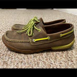 Twisted X boat shoes